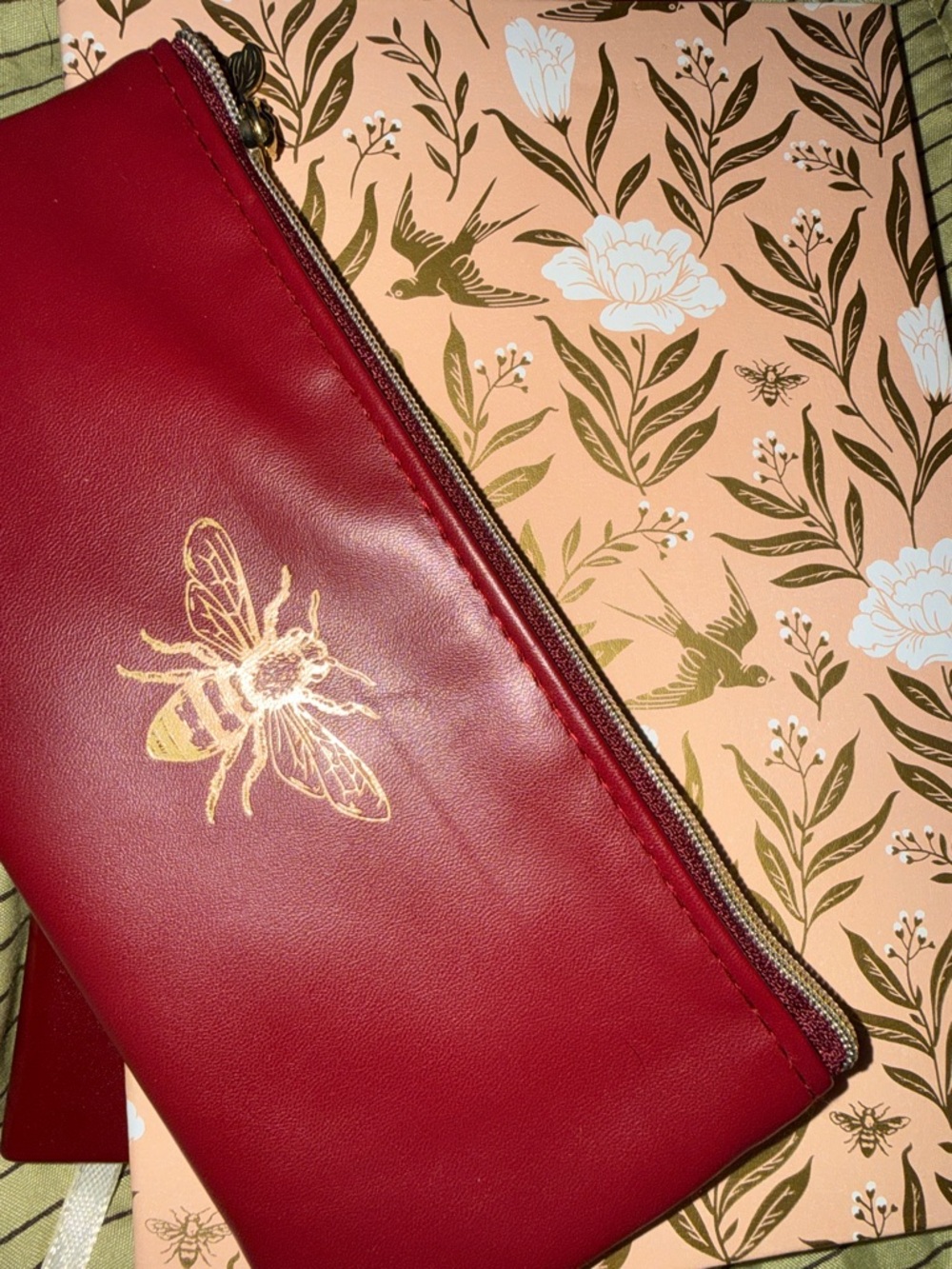 “Be Still and Know” Burgundy Journal & 2 piece Zippered Case and Notebook Set. - Picture 8 of 12